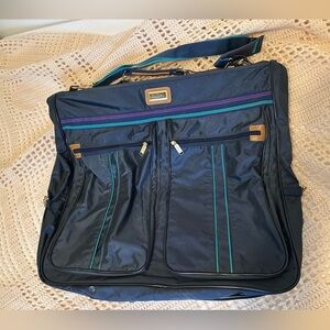 Pierre Cardin Navy Blue Travel Bag Vintage Garment Bag